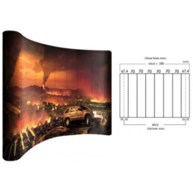 Oval Örümcek Stand 3X6